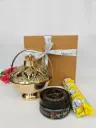 Brass Dhunidan with Loban & Charcoal Hamper