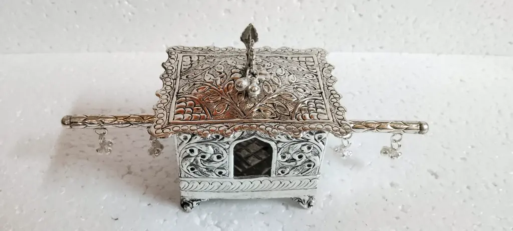 Traditional Brass Doli with Silver Plating