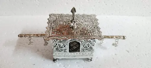 Traditional Brass Doli with Silver Plating