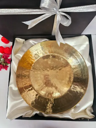 Handcrafted Brass Pital Parat – Traditional Serving & Gifting Plate