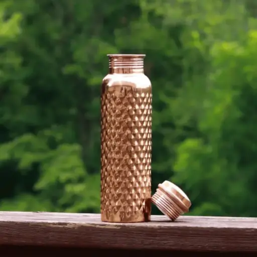 Hammered Copper Water Bottle